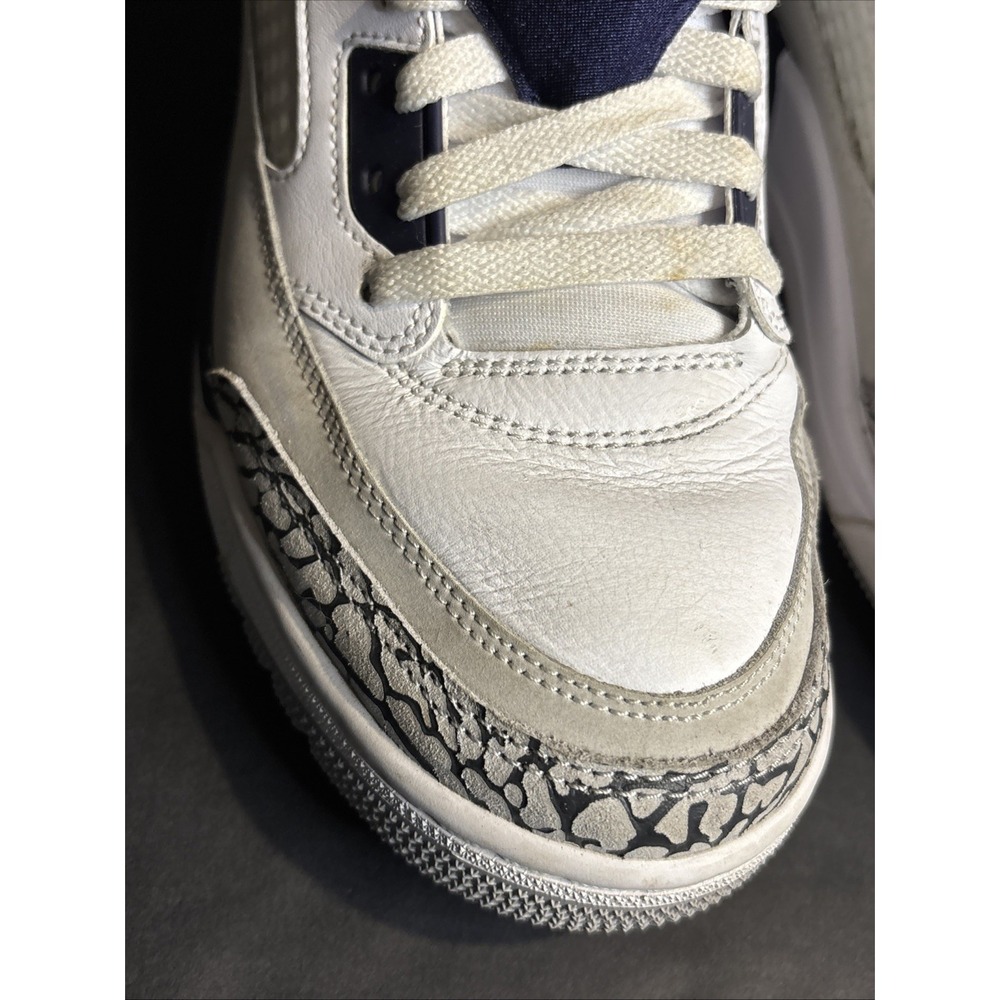 Size 8.5 - Air Jordan Spizike Low White Midnight Navy - Picture 13 of 16
